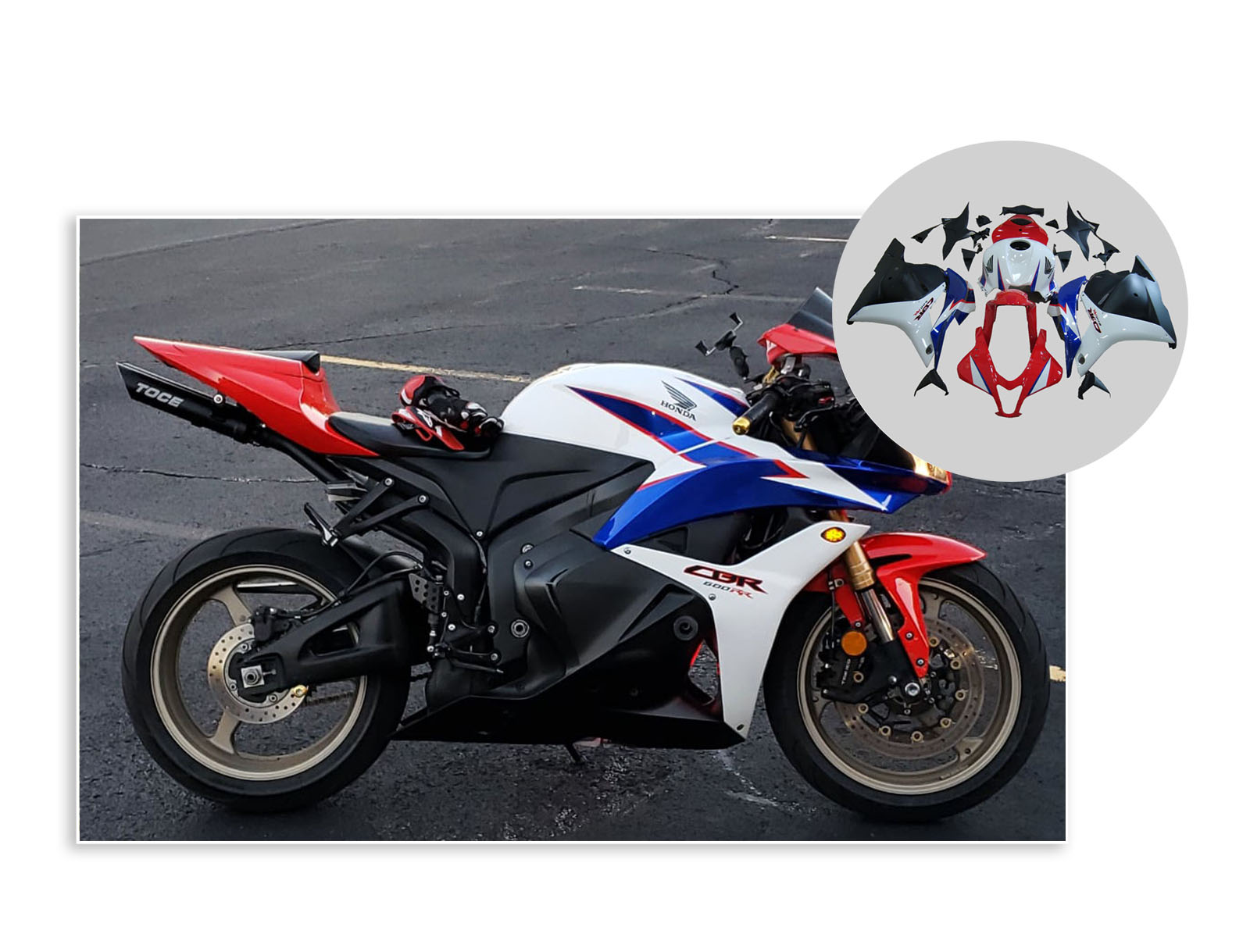 2009-2012 CBR600RR Carénage