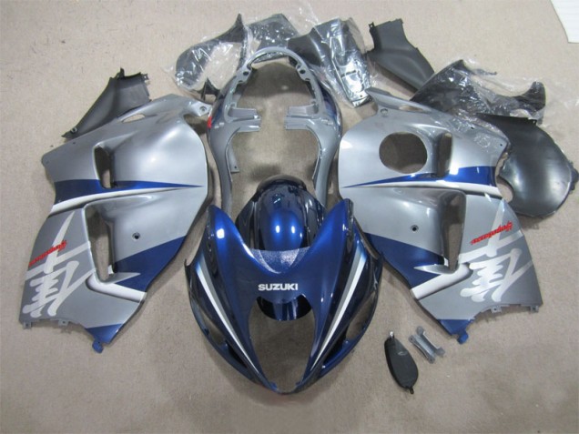 Argent Bleu Carénage Moto GSXR 1300 Hayabusa 96-07