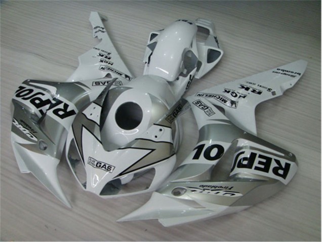 Blanc Argent Noir Repsol Carénage Moto CBR 1000 RR 04-05