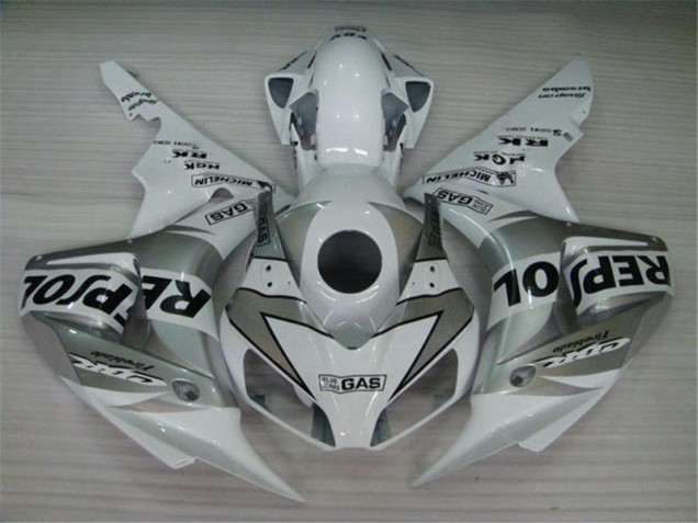 Blanc Argent Noir Repsol Carénage Moto CBR 1000 RR 04-05