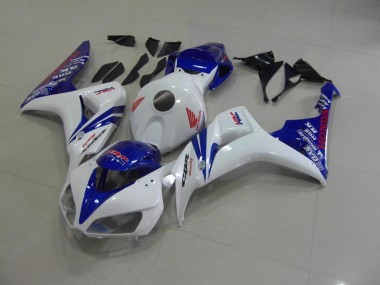 Blanc Nacré Bleu Carénage Moto CBR 1000 RR 06-07