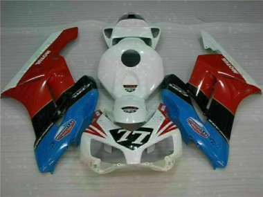 Blanc Rouge 77 Carénage Moto CBR 1000 RR 04-05