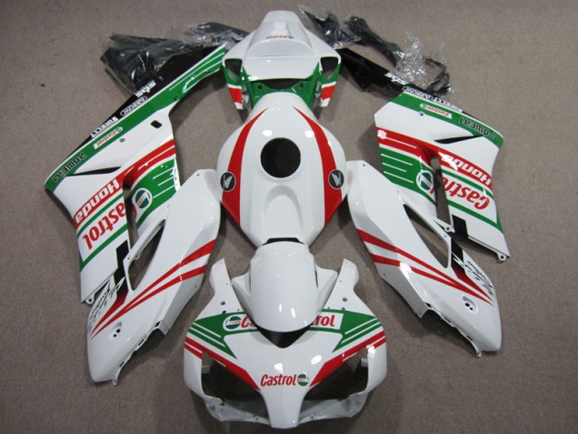 Blanc Rouge Castrol Carénage Moto CBR 1000 RR 04-05