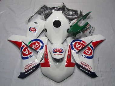 Blanc Rouge PATA Carénage Moto CBR 1000 RR 08-11