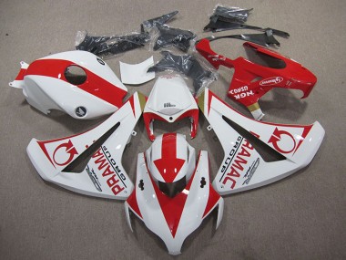 Blanc Rouge PRAMAC Carénage Moto CBR 1000 RR 08-11