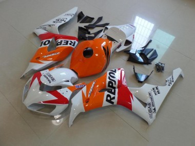 Blanc et Orange Repsol Carénage Moto CBR 1000 RR 06-07