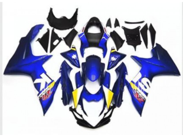 Bleu Blanc Carénage Moto GSXR 600 / 750 K11 11-24