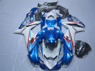 Bleu Blanc Carénage Moto GSXR 600 K11 11-24