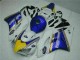 Bleu Blanc Kit Carénages Motos Complet CBR 1000 RR 04-05