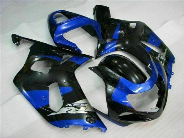 Bleu Noir Carénages Moto GSXR 600 / 750 K1 K2 K3 01-03