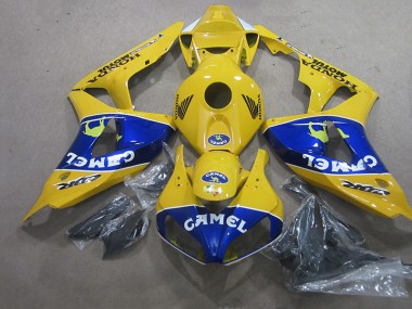 Jaune Bleu Camel Carénage Moto CBR 1000 RR 06-07