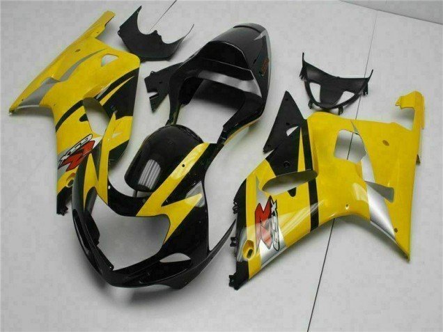 Jaune Carénage Moto GSXR 600 / 750 K1 K2 K3 01-03