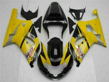 Jaune Carénage Moto GSXR 600 / 750 K1 K2 K3 01-03