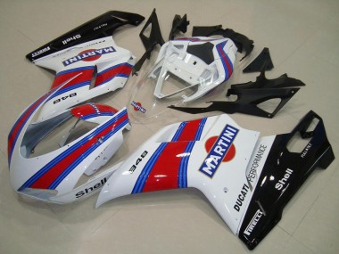 Martini Carénage Moto Ducati 848 1098 1198 07-14