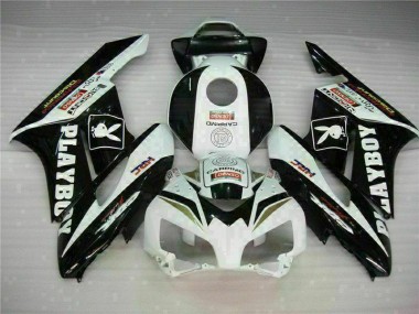 Noir Blanc Carénages Moto CBR 1000 RR 04-05