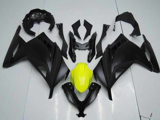 Noir Jaune Carénage Moto ZX 300R 13-16