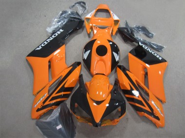 Noir Orange Carénages Moto CBR 1000 RR 04-05