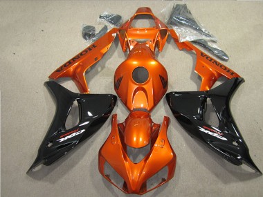 Noir Orange Fireblade Carénage Moto CBR 1000 RR 06-07