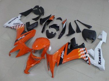 Orange et Blanc Carénage Moto ZX10R 08-10