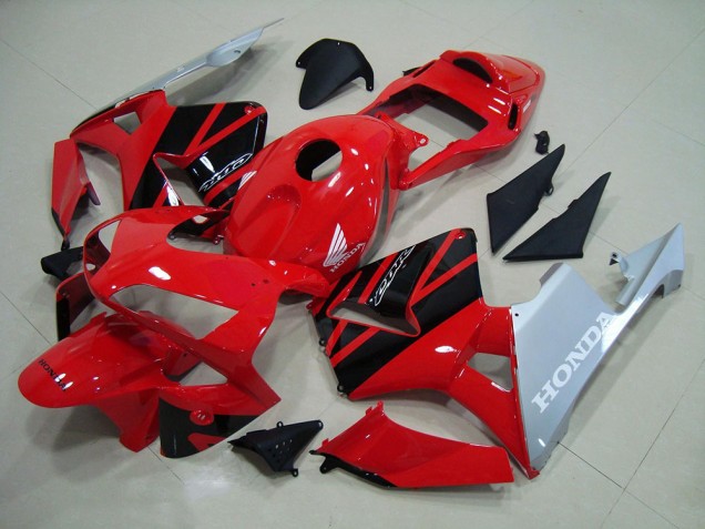 Rouge Argent Carénage Moto CBR 600 RR 03-04