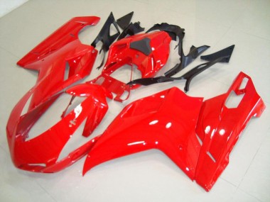 Rouge Carénage Moto Ducati 848 1098 1198 07-14