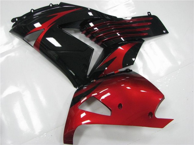 Rouge Noir Carénage Moto ZX14R ZZR 1400 06-11