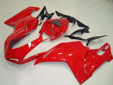 Rouge Original Carénage Moto Ducati 848 1098 1198 07-14